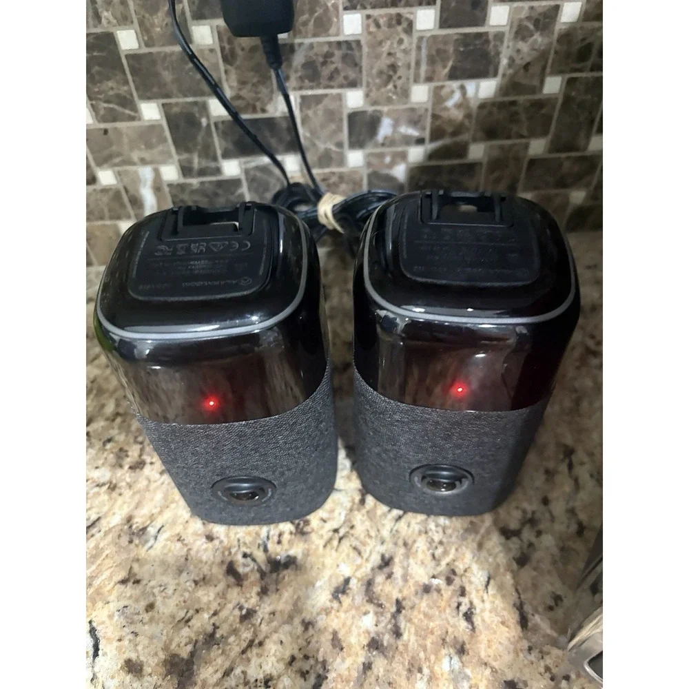 Alarm.com Optics Indoor IP Camera 16:9 180° FOV Wired w/ Power Adapter set of 2